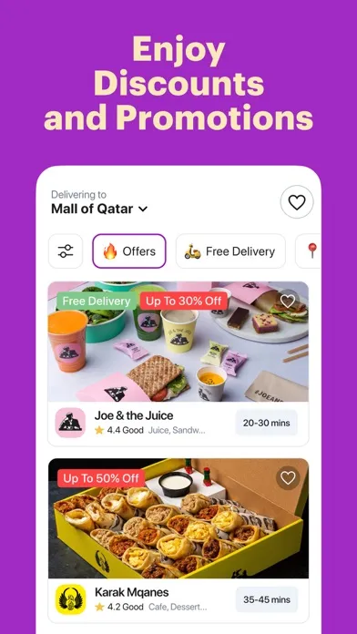 Rafeeq: Food Delivery in Qatar স্ক্রিনশট
