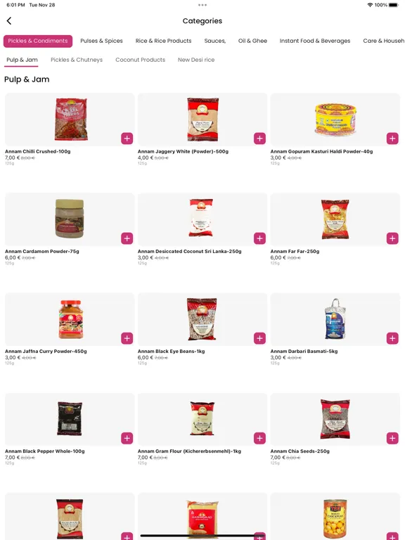 Captures d'écran de Spice Junction : Grocery iPad 
