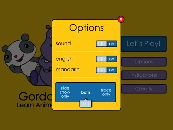 Gordon and Li Li Learn Animals iPad 應用截圖