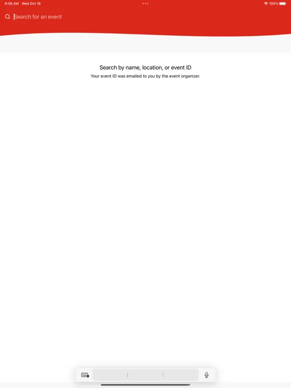 Gore Events iPad 应用截图