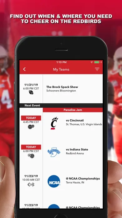 Ảnh chụp màn hình của Illinois State Redbirds