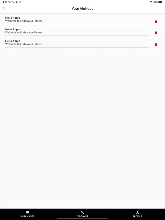 صور Endeavour Fitness iPad 
