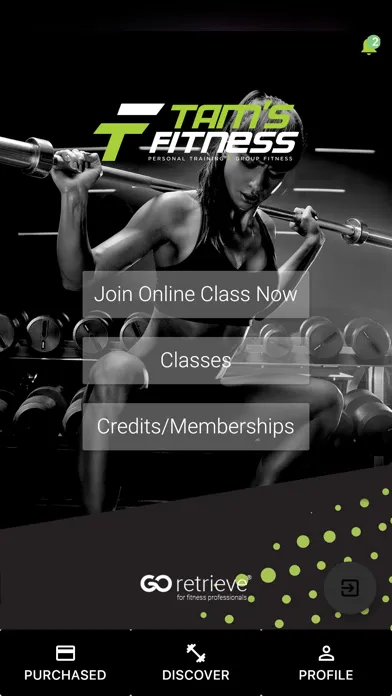 Captures d'écran de Tams Fitness
