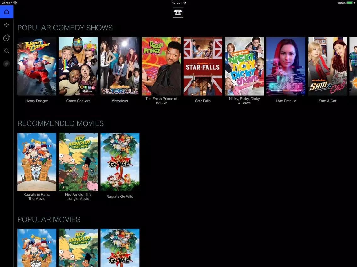 Скриншоты Gorham TV iPad 