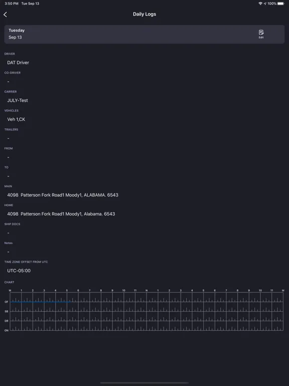 Capturas de tela do All-Ways Track - E-Log iPad 