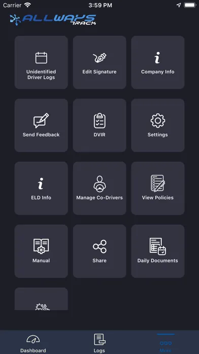 Capturas de tela do All-Ways Track - E-Log