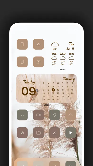 تصاویر Brass - Icon Themes & Widgets