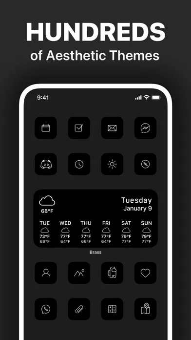 تصاویر Brass - Icon Themes & Widgets
