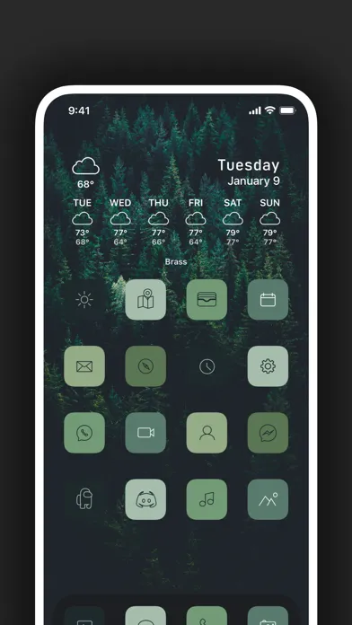 تصاویر Brass - Icon Themes & Widgets