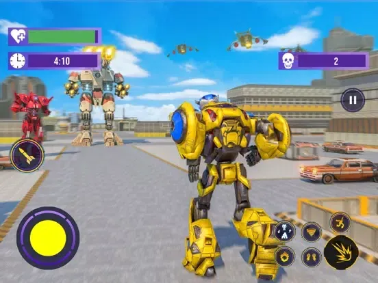 Gorilla Fighting Robot Wars iPad سکرین شاٹس