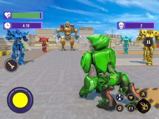 Gorilla Fighting Robot Wars iPad سکرین شاٹس