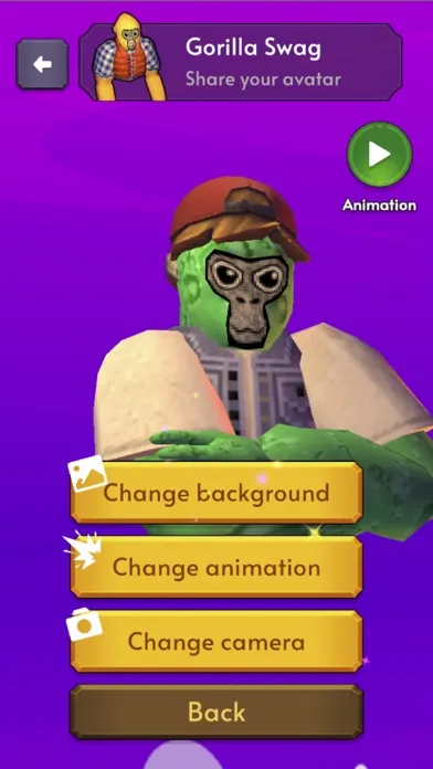 Gorilla Swag Avatar App Ekran Görüntüleri