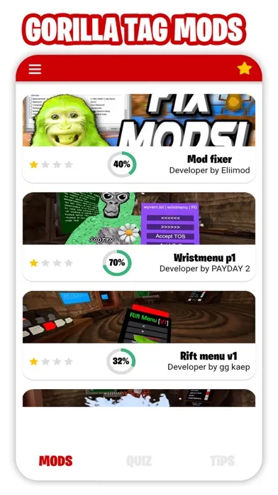 Capturas de pantalla de Mods Saver for Gorilla Tag
