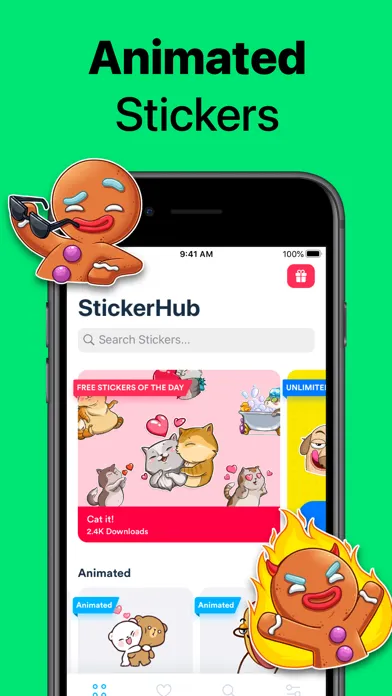 Capturas de tela do StickerHub - Sticker Maker