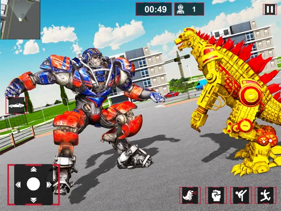 Capturas de pantalla de Gorilla vs Kaiju City Rush iPad 