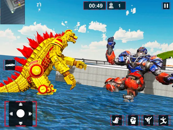 Capturas de pantalla de Gorilla vs Kaiju City Rush iPad 