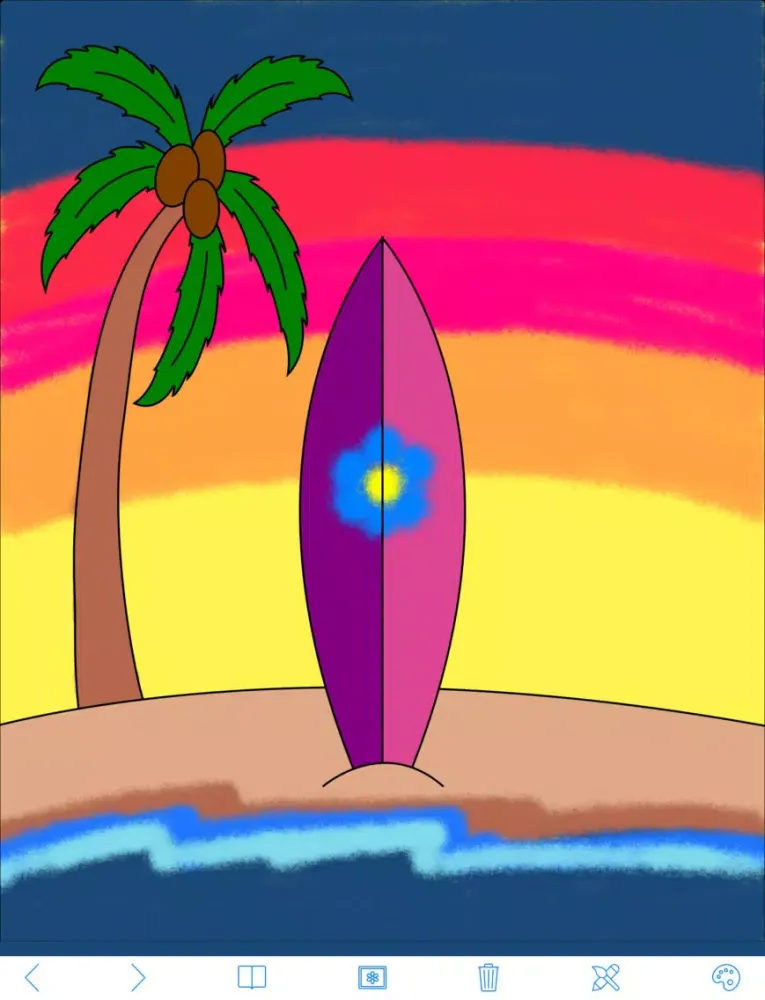 تصاویر Coloring Book Free iPad 