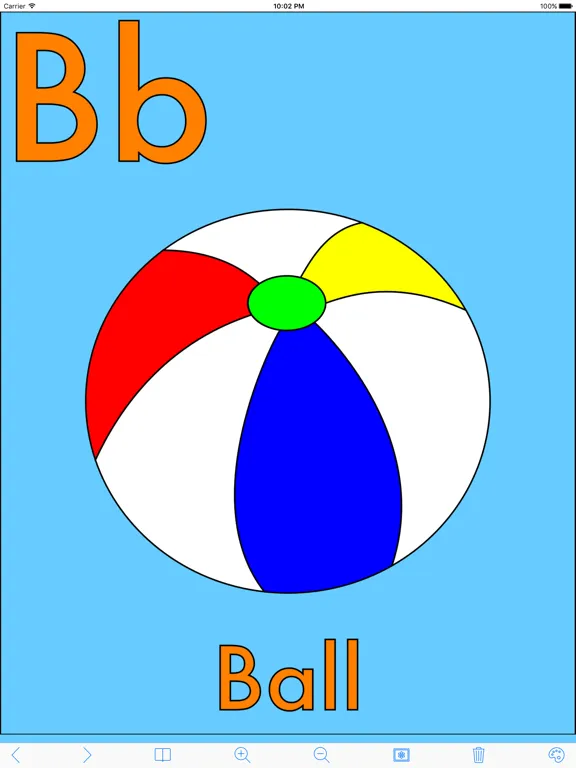 My Alphabet Coloring Book iPad  스크린샷