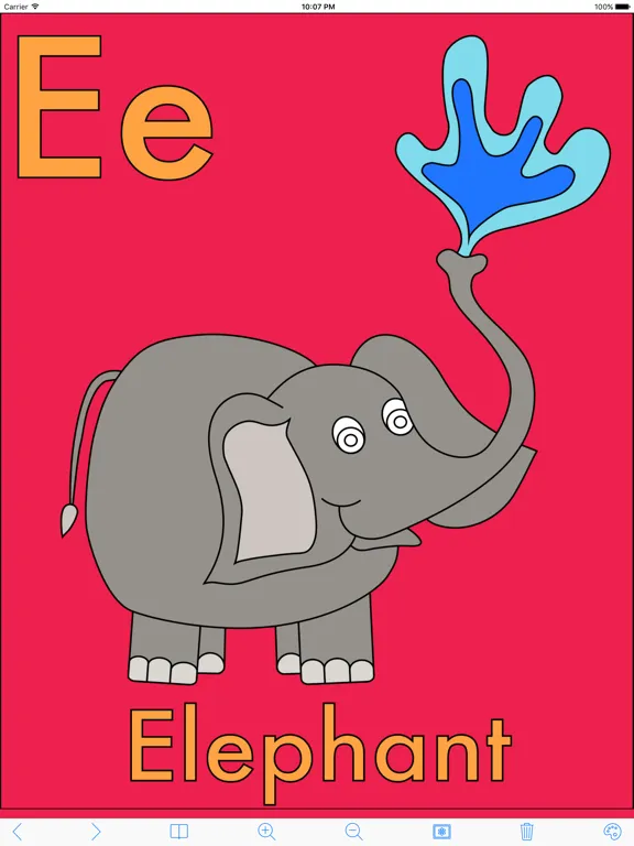 My Alphabet Coloring Book iPad  스크린샷