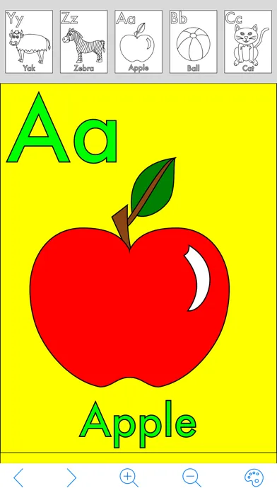 My Alphabet Coloring Book 스크린샷