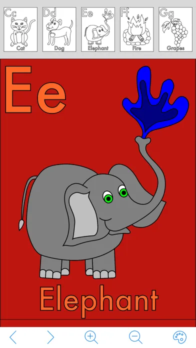My Alphabet Coloring Book 스크린샷