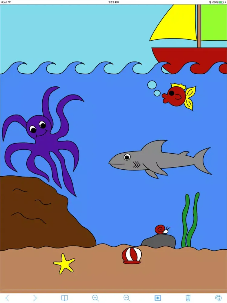 My Coloring Book iPad  Screenshots