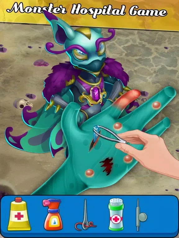 Monster Hospital Hands Doctor iPad  Screenshots