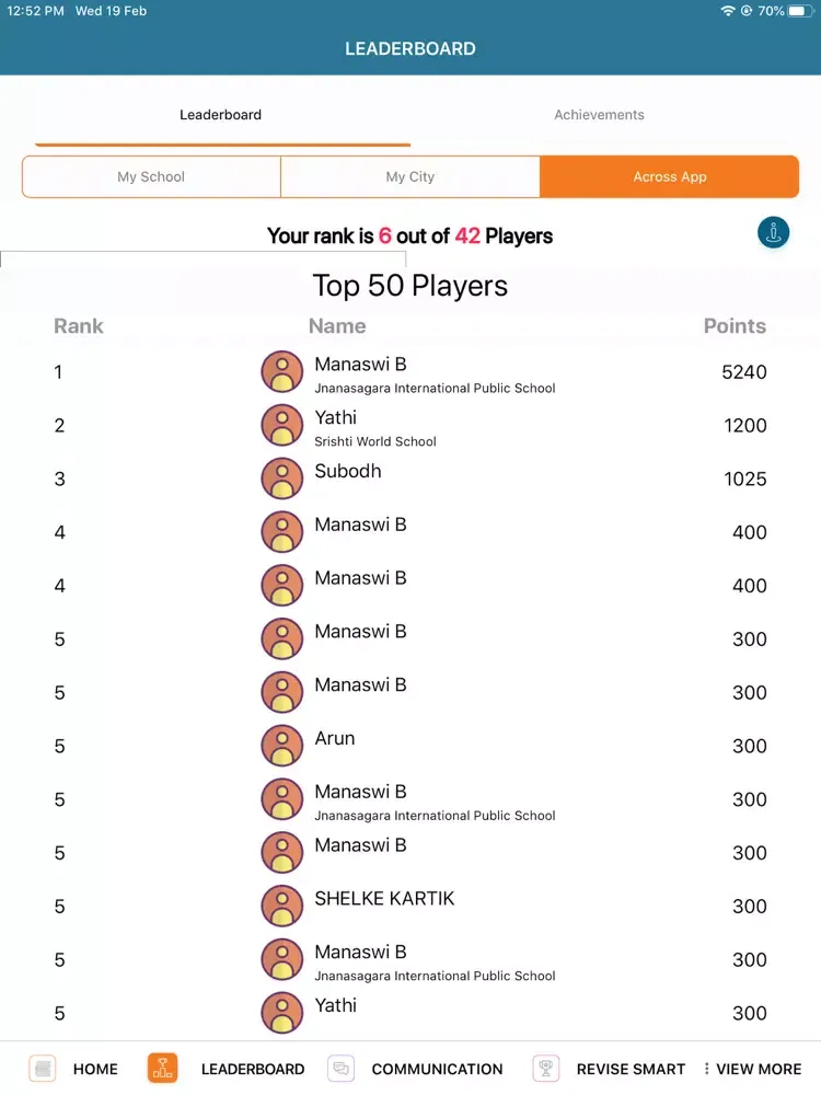 ClassKlap Parent App iPad  স্ক্রিনশট