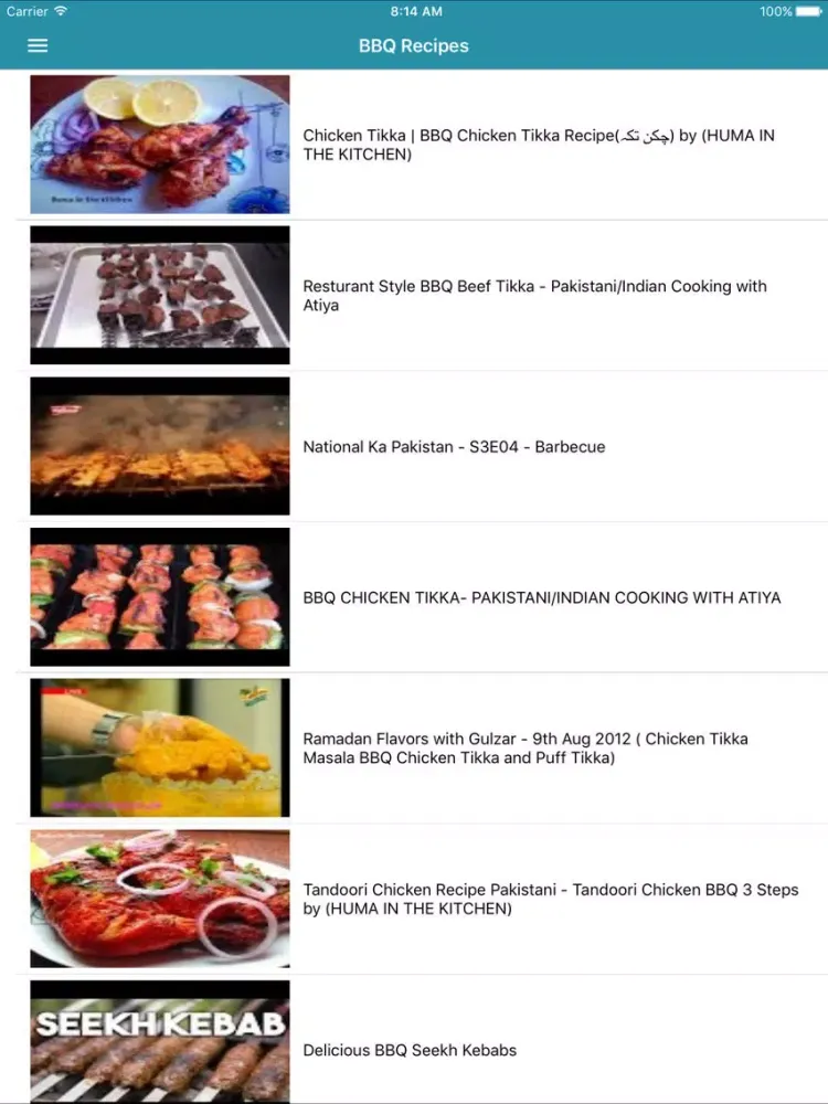Capturas de tela do Gosht Kay Pakwan 1000+ iPad 