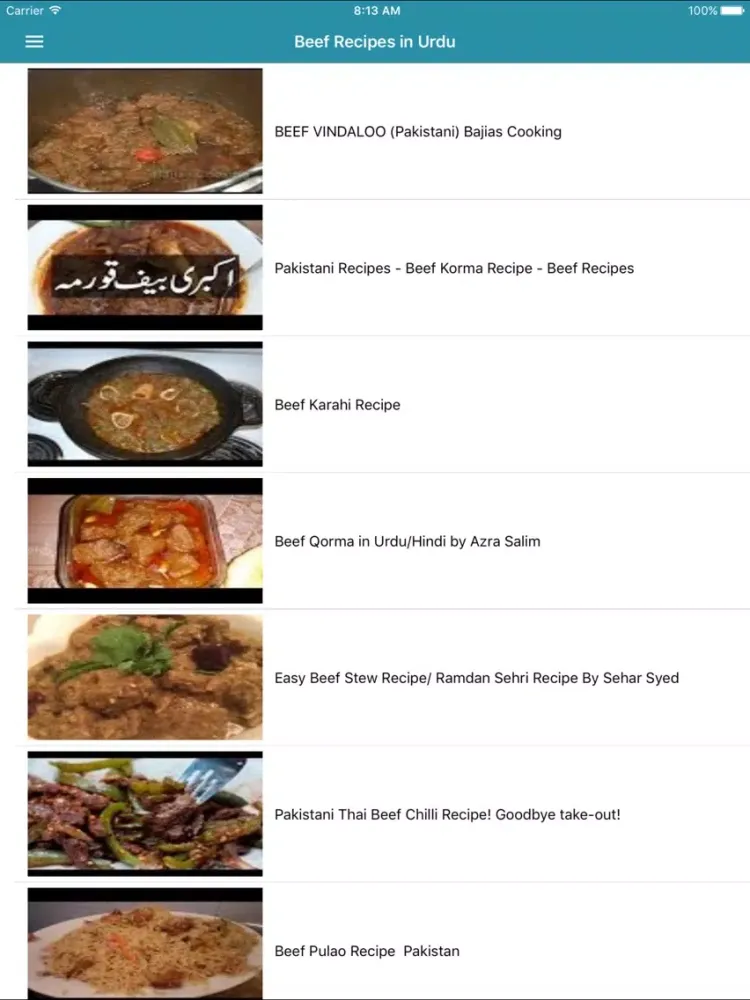 Capturas de tela do Gosht Kay Pakwan 1000+ iPad 