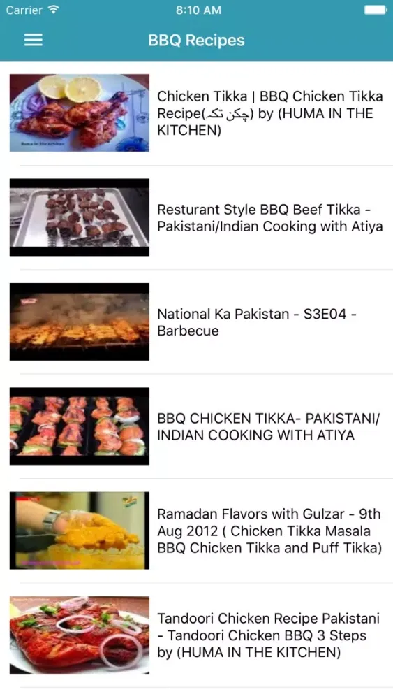 Capturas de tela do Gosht Kay Pakwan 1000+