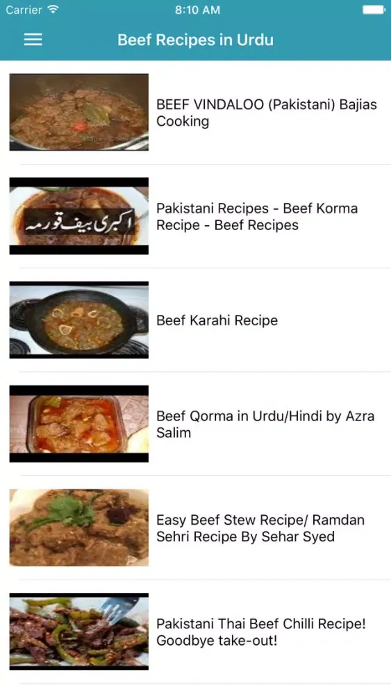 Capturas de tela do Gosht Kay Pakwan 1000+