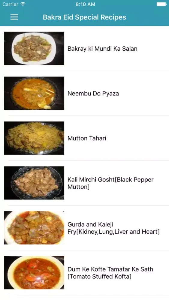 Capturas de tela do Gosht Kay Pakwan 1000+