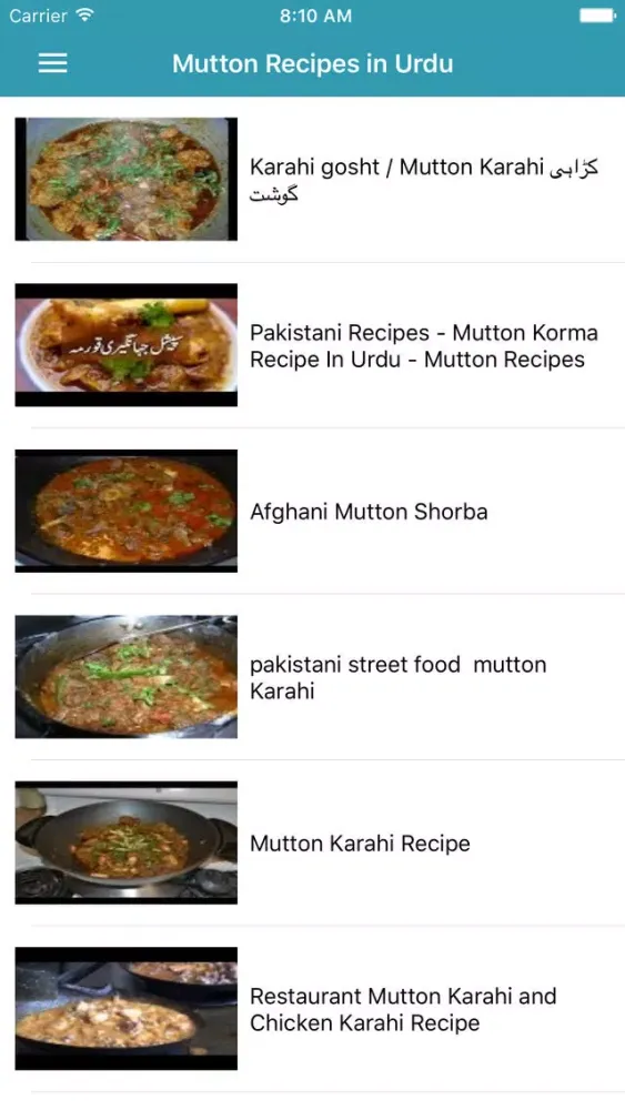 Capturas de tela do Gosht Kay Pakwan 1000+