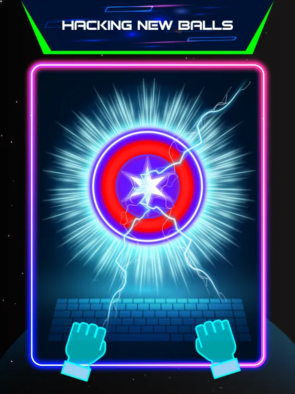 صور Neon brick breaker iPad 