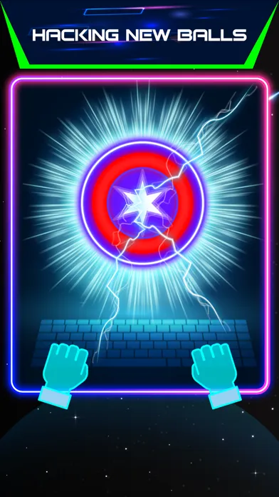 صور Neon brick breaker