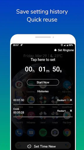 Countdown Timer : Fast - Simpl Screenshots