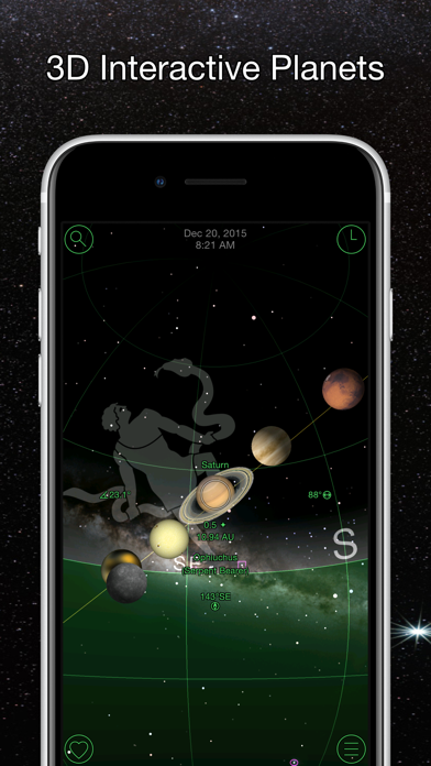GoSkyWatch Planetarium Screenshots