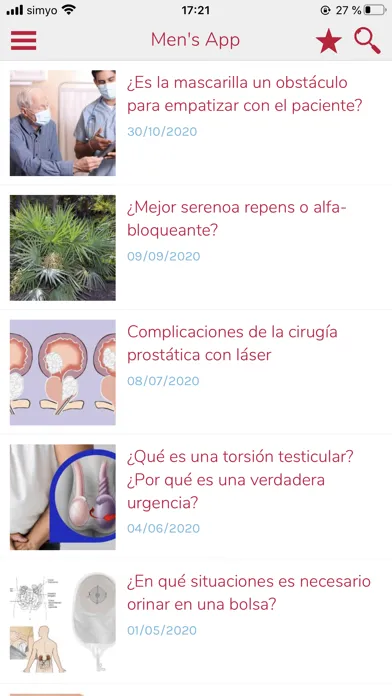 Men's App - Salud del Hombre スクリーンショット