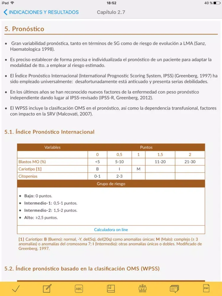 Trasplante Hematopoyético 2016 iPad  स्क्रीनशॉट