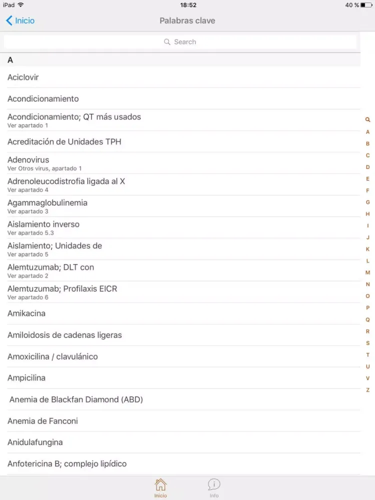 Trasplante Hematopoyético 2016 iPad  स्क्रीनशॉट
