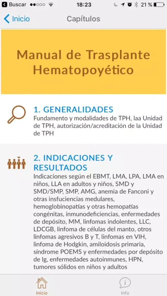 Trasplante Hematopoyético 2016 स्क्रीनशॉट