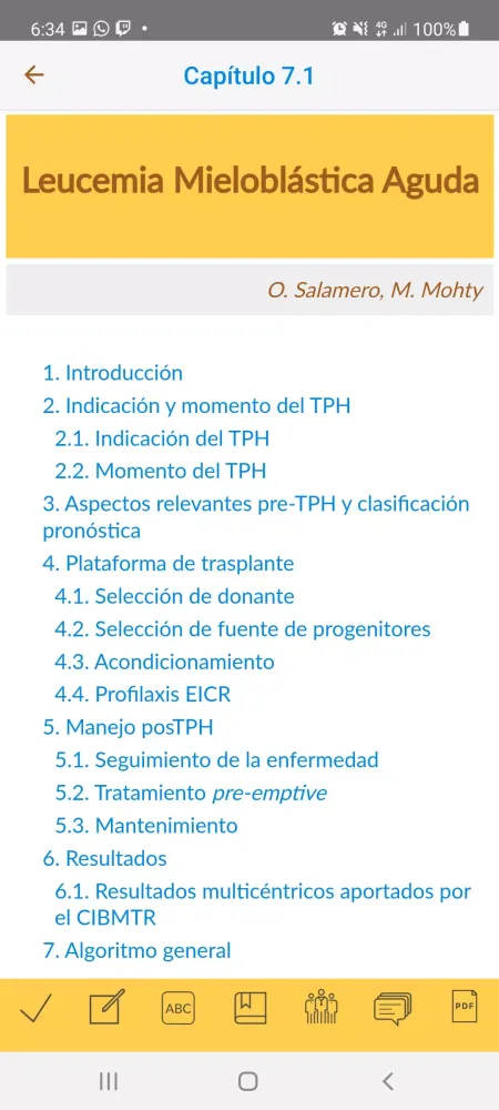 Trasplante Hematopoyético 2022 Screenshots