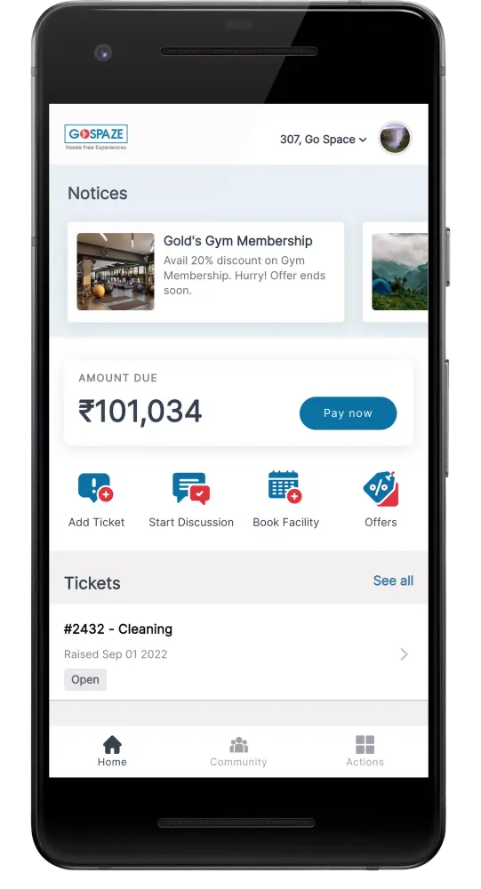 GoSpaze PMS应用截图