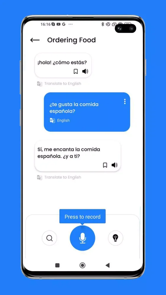 Скриншоты GoSpeak