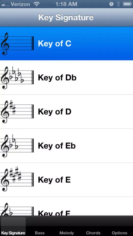 Captures d'écran de Piano Visual MIDI ChordPad