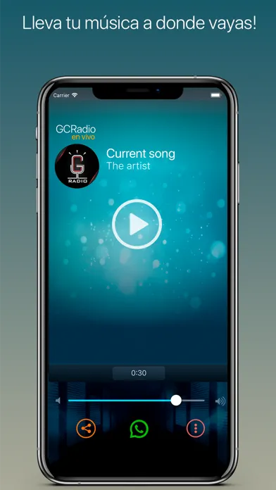 Captures d'écran de GCRadio