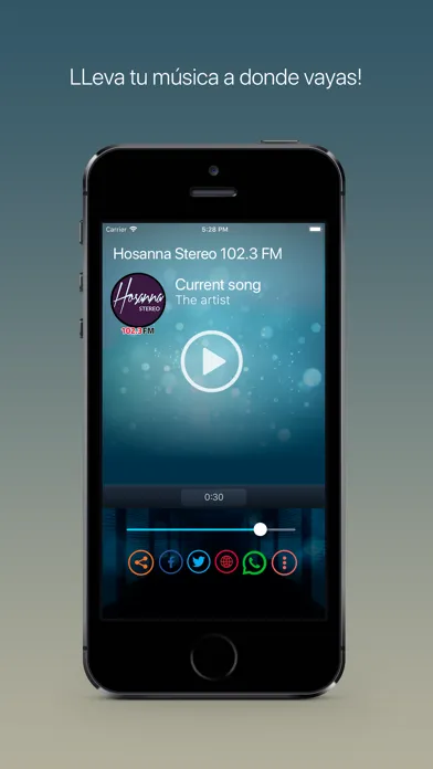 Скриншоты Hosanna Stereo 102.3 FM