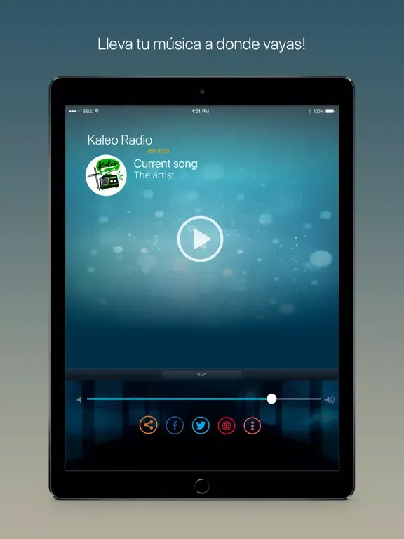 Kaleo Radio iPad  سکرین شاٹس