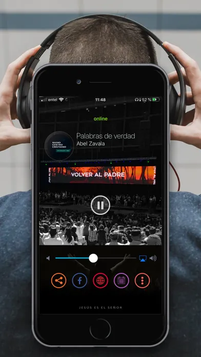 Capturas de pantalla de Radio Centro Cristiano